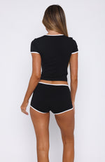 Love You Like That Booty Shorts Black