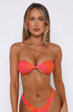 Ocean Baby Bikini Top Coral Burst