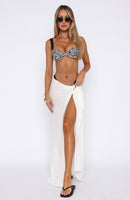 Ocean Oasis Sarong White