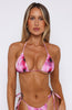 Golden Hour Bikini Top Fuchsia Flair