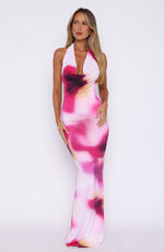 Vacation Time Maxi Dress Fuchsia Flair