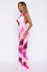 Vacation Time Maxi Dress Fuchsia Flair