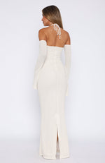 To The Beach Long Sleeve Maxi Dress Cream | White Fox Boutique US To The Beach Long Sleeve Maxi Dress Cream | White Fox Boutique US