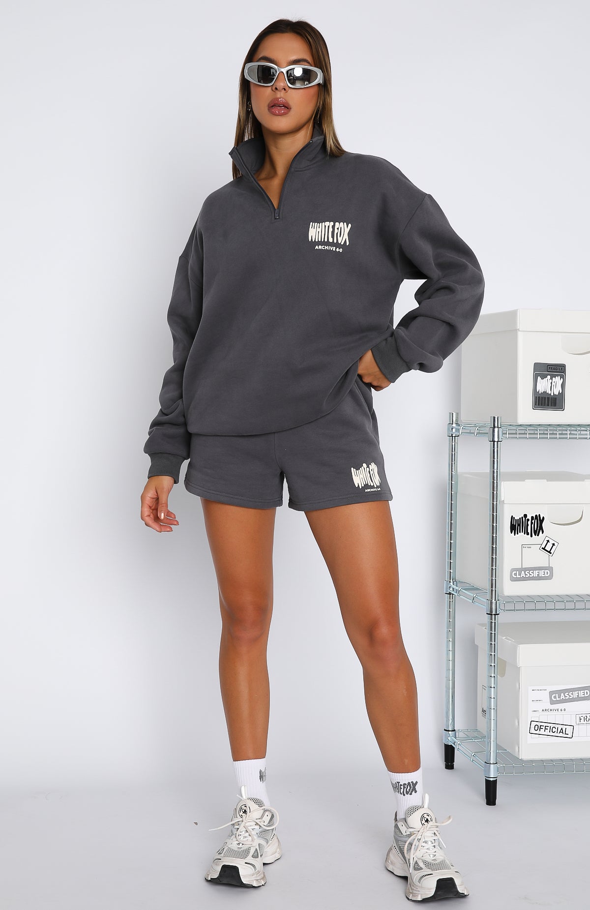 Archive 6.0 Lounge Shorts Ash | White Fox Boutique US