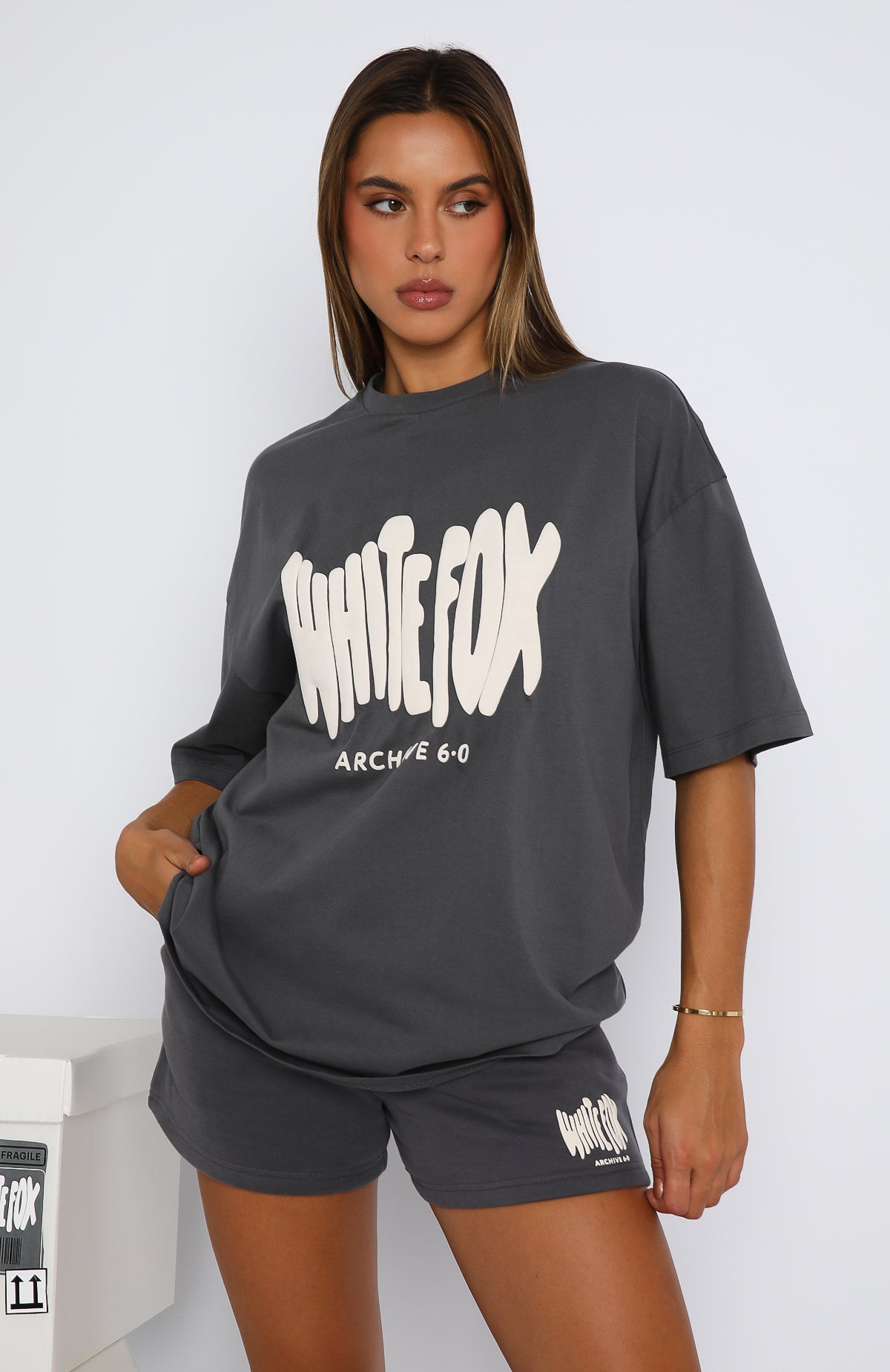 Archive 6.0 Oversized Tee Ash | White Fox Boutique US