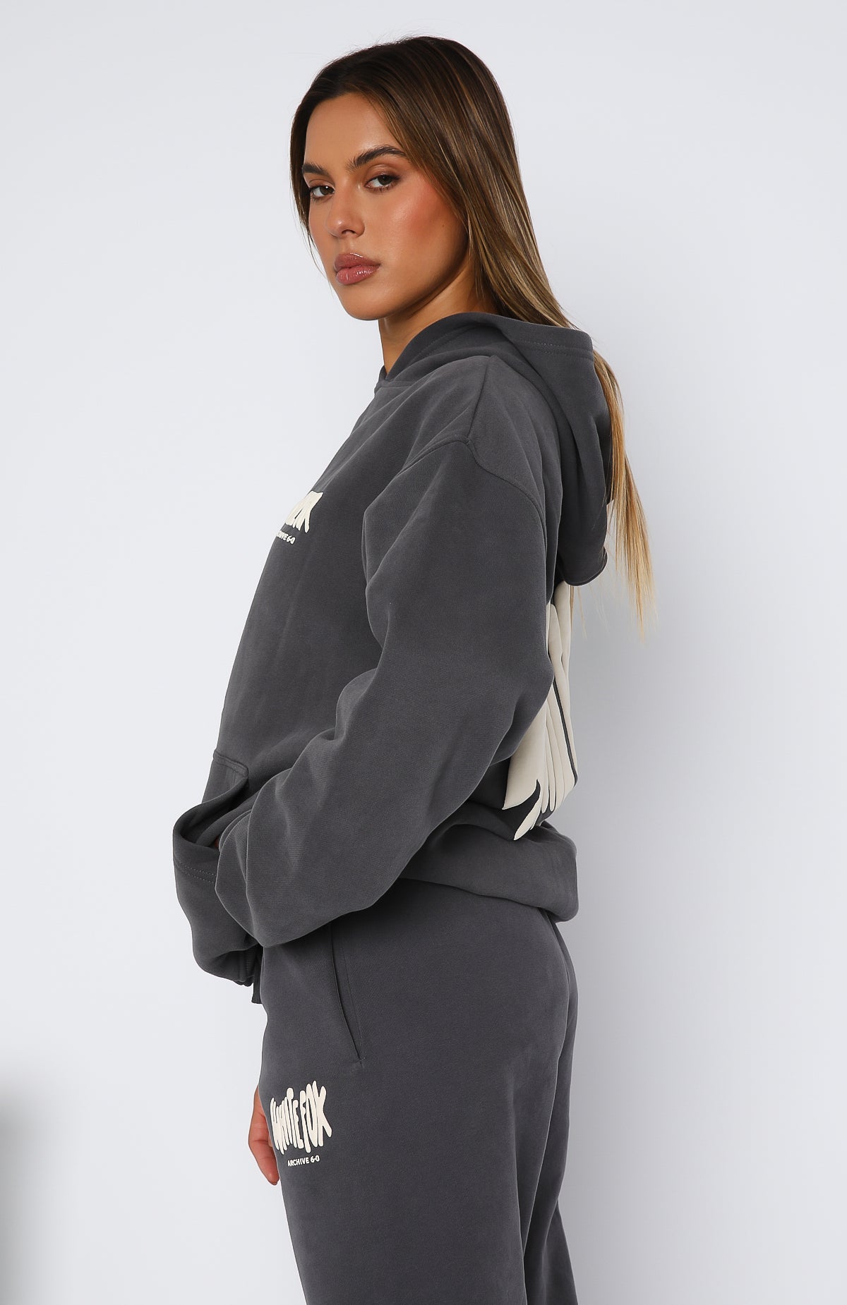 Archive 6.0 Oversized Hoodie Ash | White Fox Boutique US