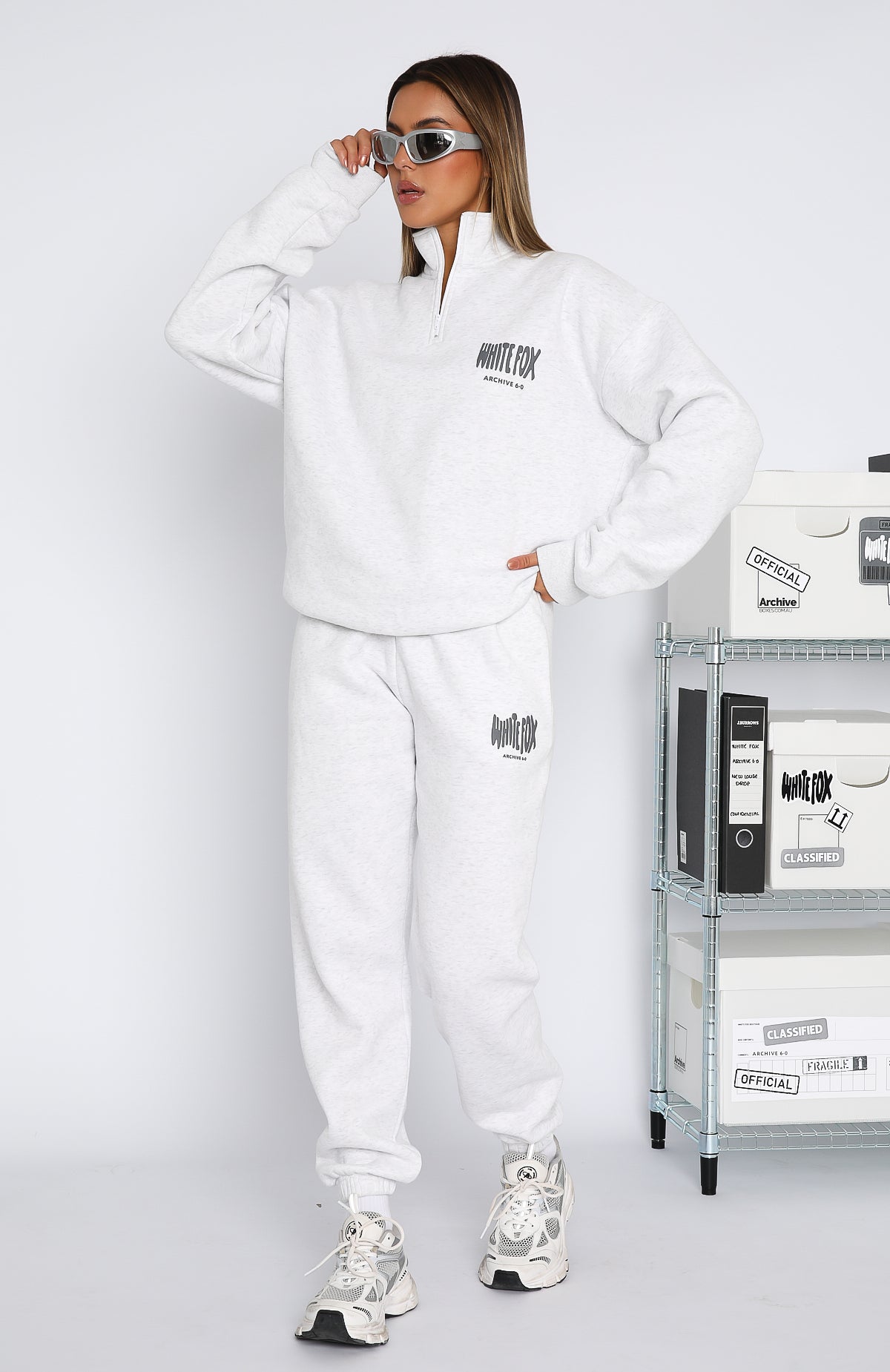 Archive 6.0 Sweatpants Haze | White Fox Boutique US