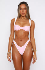 Double Bay Bottoms Pink/White