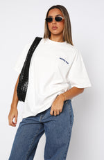 The Main Character Oversized Tee White