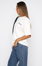 The Main Character Oversized Tee White