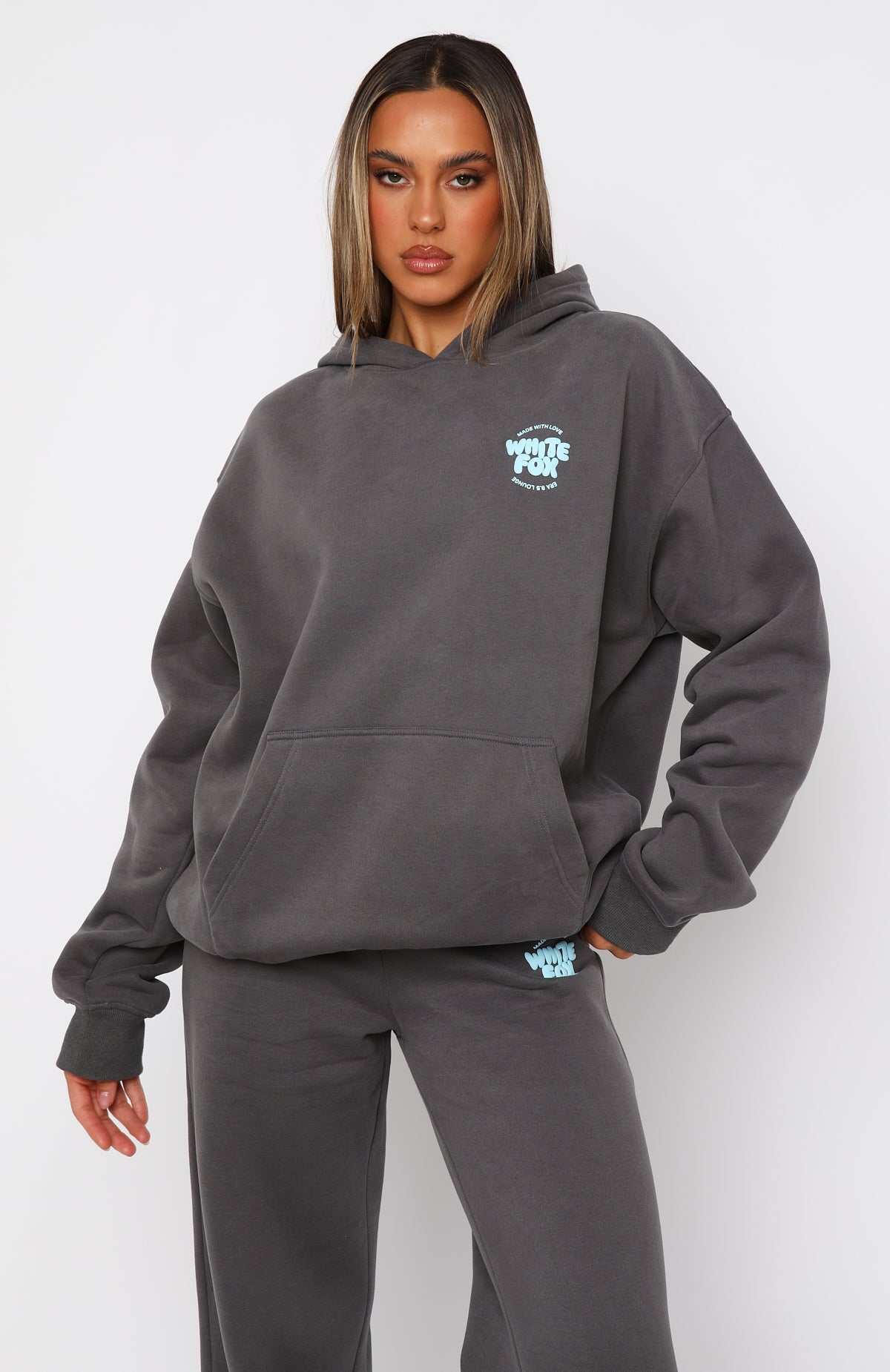 With Love For You Oversized Hoodie Volcanic | White Fox Boutique US