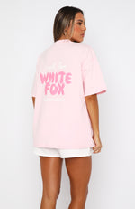 With Love Always Oversized Tee Baby Pink