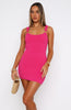 Tell The Truth Mini Dress Hot Pink