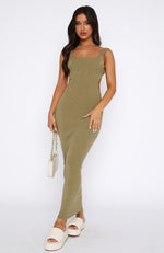 All For Fun Maxi Dress Olive