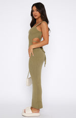 All For Fun Maxi Dress Olive