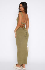 All For Fun Maxi Dress Olive