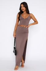 New Type Maxi Dress Pewter
