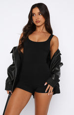 The Way To Go Playsuit Black