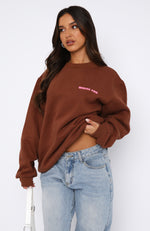All A Blur Oversized Sweater Auburn
