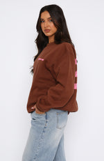 All A Blur Oversized Sweater Auburn
