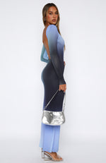 Say It Right Long Sleeve Maxi Dress Ocean
