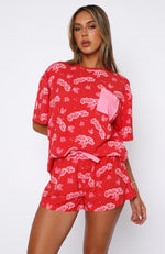 Candy Girl Pyjama Set Merry Red