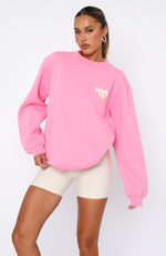 You're Always Right Oversized Sweater Pink