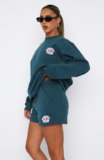 Look For Me Oversized Sweater Teal