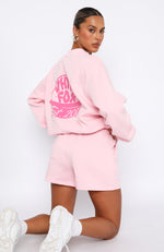 Look For Me Lounge Shorts Pink