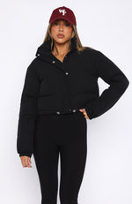 Under Control Puffer Jacket Black