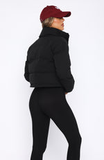 Under Control Puffer Jacket Black