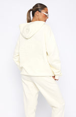 Work Through It Oversized Hoodie Cream