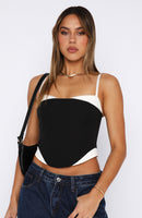 Feel The Spark Bustier Black