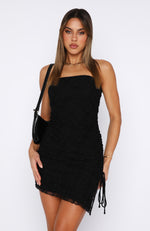 You're The One Strapless Mini Dress Black