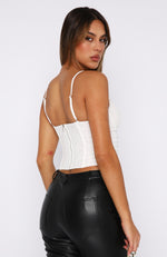 Make You Smile Bustier White
