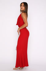 Love Language Maxi Dress Red