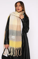 Winter Warmth Oversized Scarf Moss