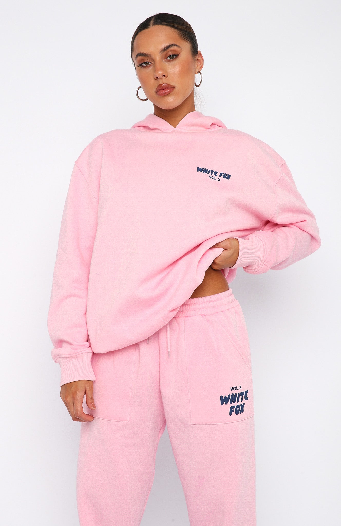 Offstage Hoodie Posy Pink | White Fox Boutique US