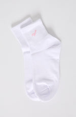 Foolish Game Socks White/Pink