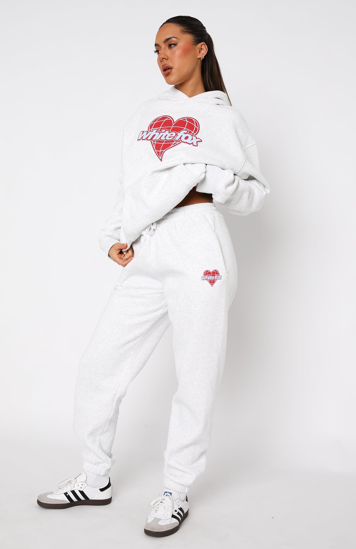 My Other Half Sweatpants Grey Marle | White Fox Boutique US 