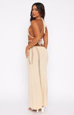 New Standard Crochet Maxi Dress Cream