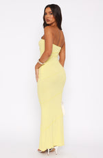 Love You For Life Maxi Dress Lemon Sorbet