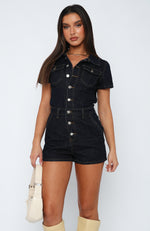 Made For Her Playsuit Indigo Wash