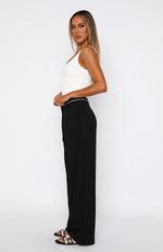 It's A Given Mid Rise Pants Black