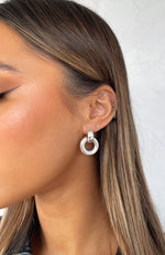 Jade Earrings Silver