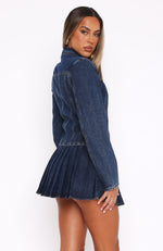 Ayla Denim Jacket Dark Blue