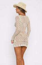 Trying To Be Your Girl Mini Dress Cream