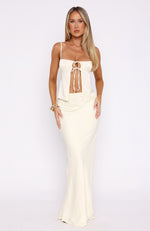 Make It Stop Maxi Skirt Cream