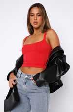 Fell In Love Top Red
