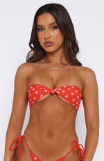 Tallows Bikini Top Red